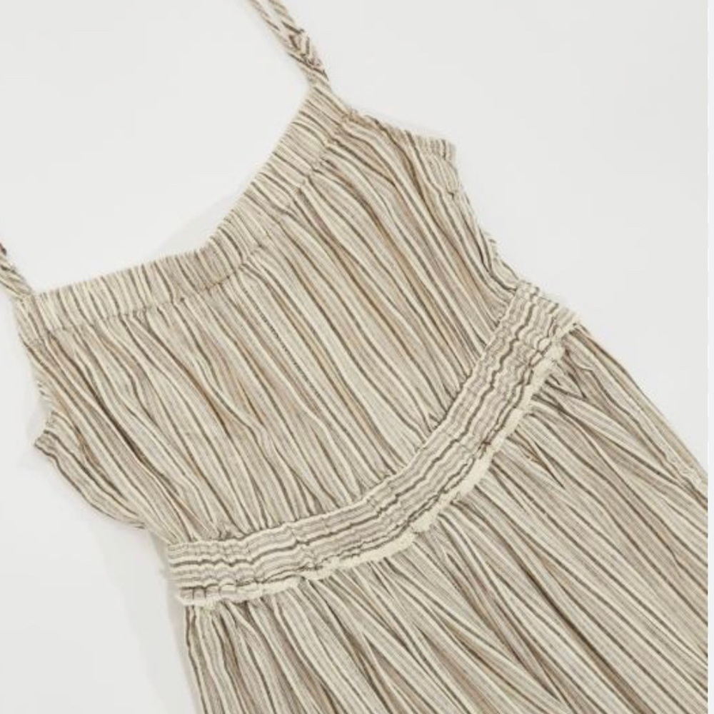 UO Aria Linen Midi Dress